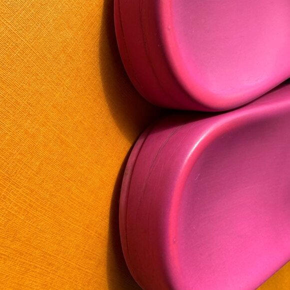 Authentic Versace Pink Baroque Medusa Head Slides - Bold & Stylish - Picture 11 of 12